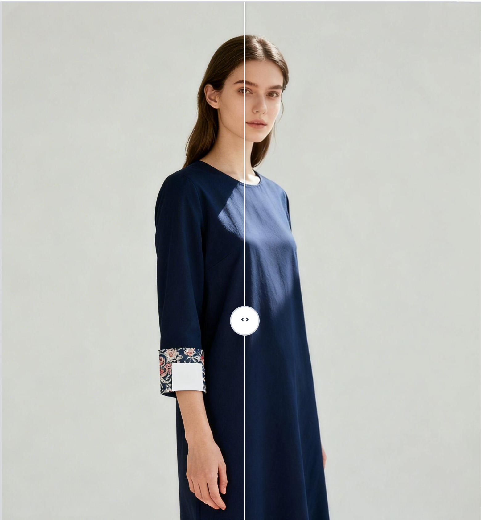 generative fill dress sample - generate missing fabric pattern